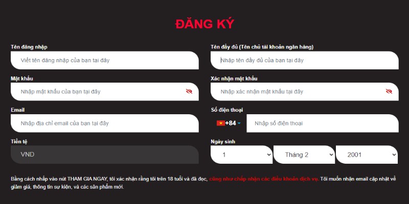 Đăng ký đăng nhâp Sunwin là điều kiện bắt buộc để sở hữu tài khoản hợp lệ