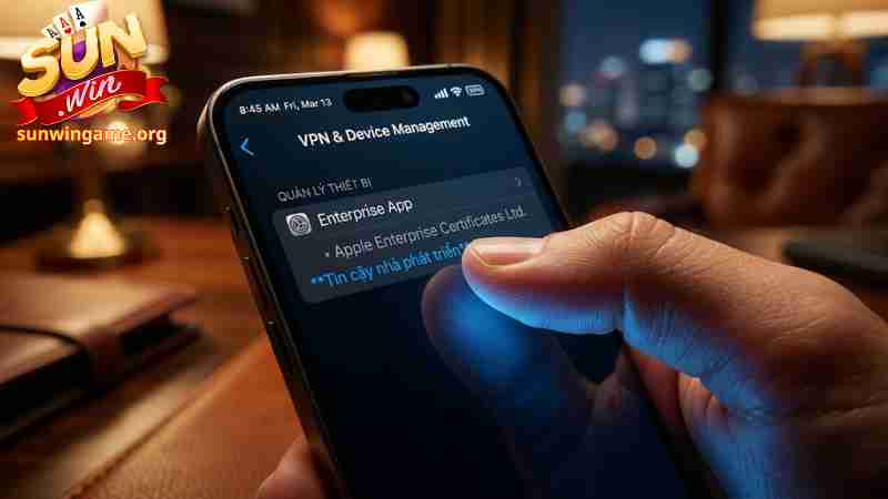 Khắc phục lỗi nhà phát triển không tin cậy iOS.