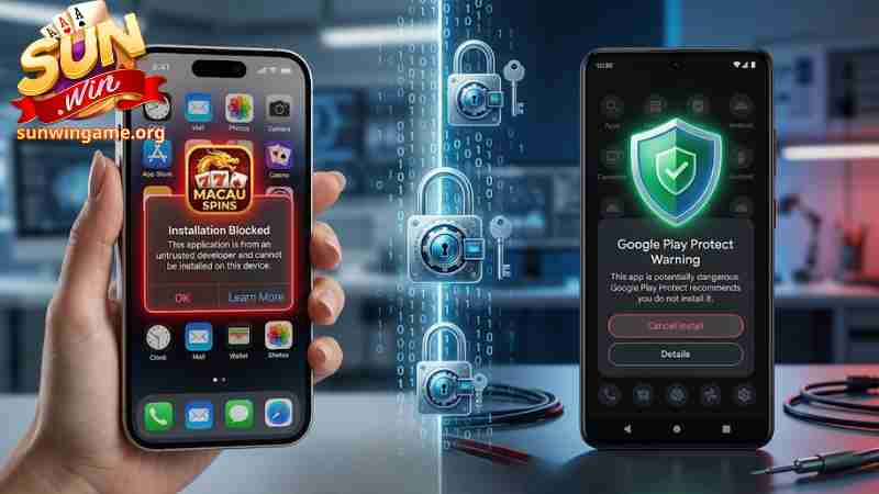 Nguyên nhân chính gây lỗi cài đặt app Sunwin.