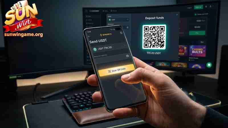 Quét mã chuyển USDT mạng TRC20 chính xác tuyệt đối.